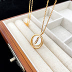[Twinkle ]Twinkle MOVE MOP PINK GOLD NECKLACE