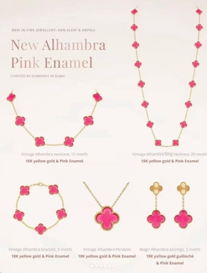 [Twinkle Jewelry] 26 NEW PINK BUBBLE ENAMEL SET