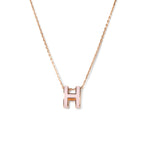 ¡®Twinkle jewelry¡¯POP H PEDANT PINK GOLD