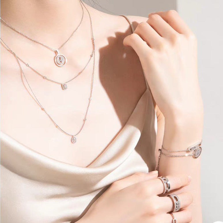 [Twinkle ]Twinkle MOVER PM PAVED NECKLACE