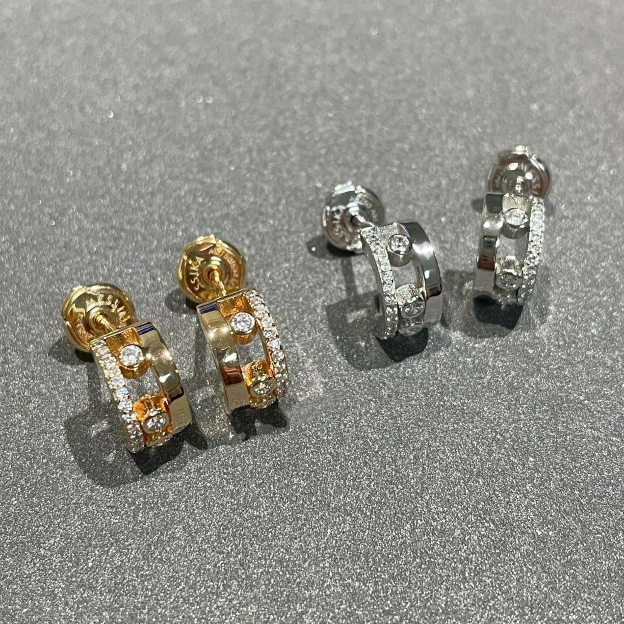 [Twinkle ]MOVE ROMANE EARRINGS DIAMOND
