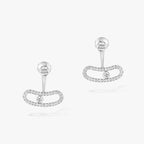 [Twinkle ]MOVE UNO SILVER DIAMOND EARRINGS