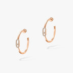 [Twinkle ]CREOLES MOVE UNO PM DIAMOND EARRINGS