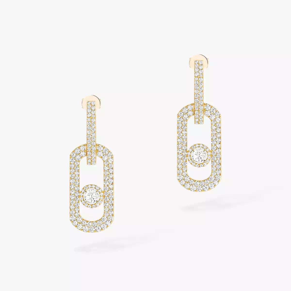 [Twinkle ]So Move XL Pave_-Set Diamond Pendant Earrings