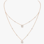 [Twinkle ]MY TWIN 2 ROW DIAMOND NECKLACE