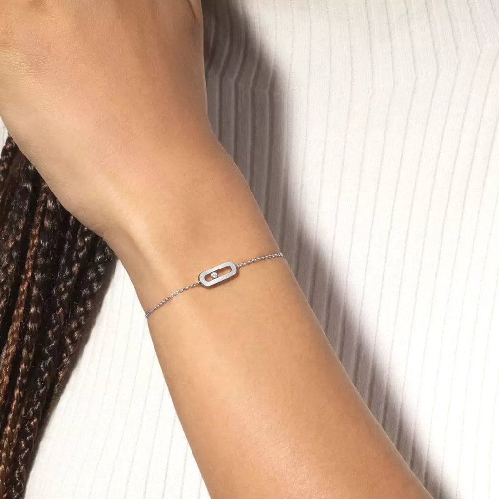 [Twinkle ]Move Uno Diamond Bracelet