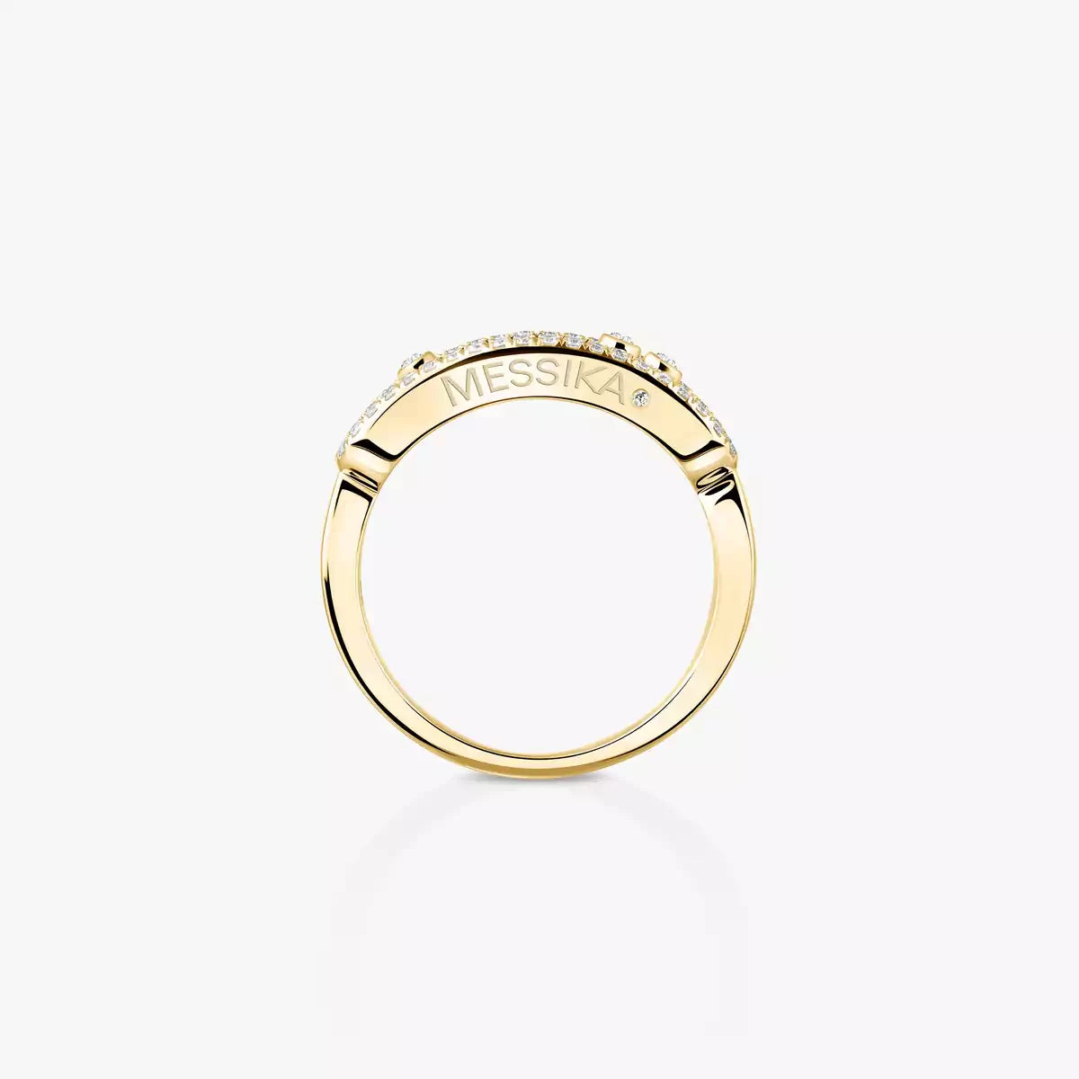 [Twinkle ] Baby Move Gold Diamond Pave_ Ring