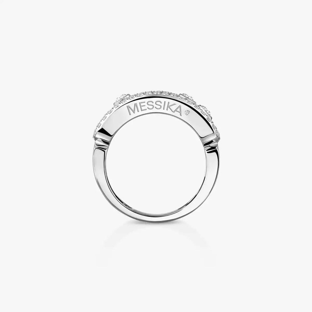 [Twinkle ] Move Gold Diamond Pave_ Ring