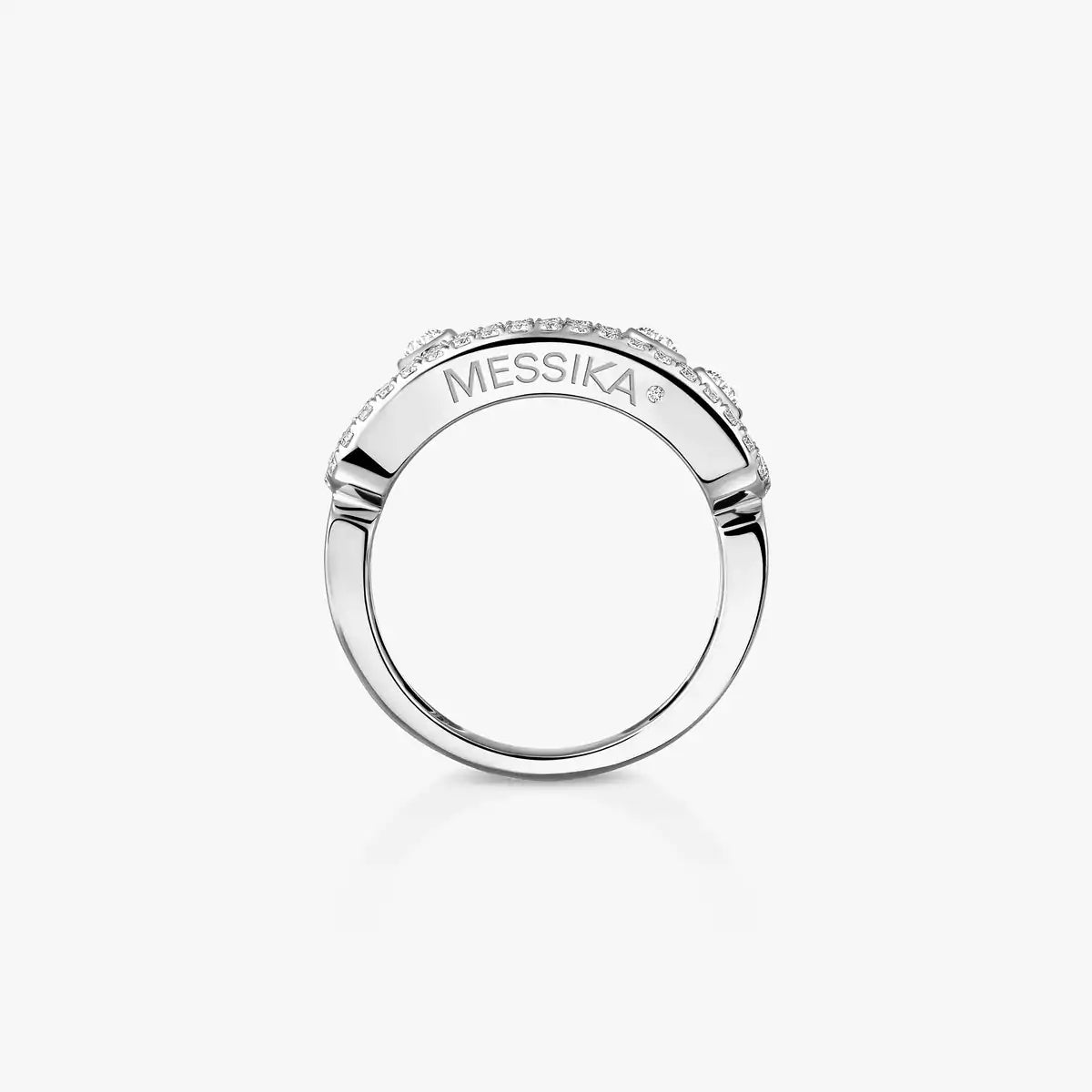 [Twinkle ] Move Gold Diamond Pave_ Ring