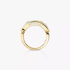 [Twinkle ] Move Gold Diamond Pave_ Ring