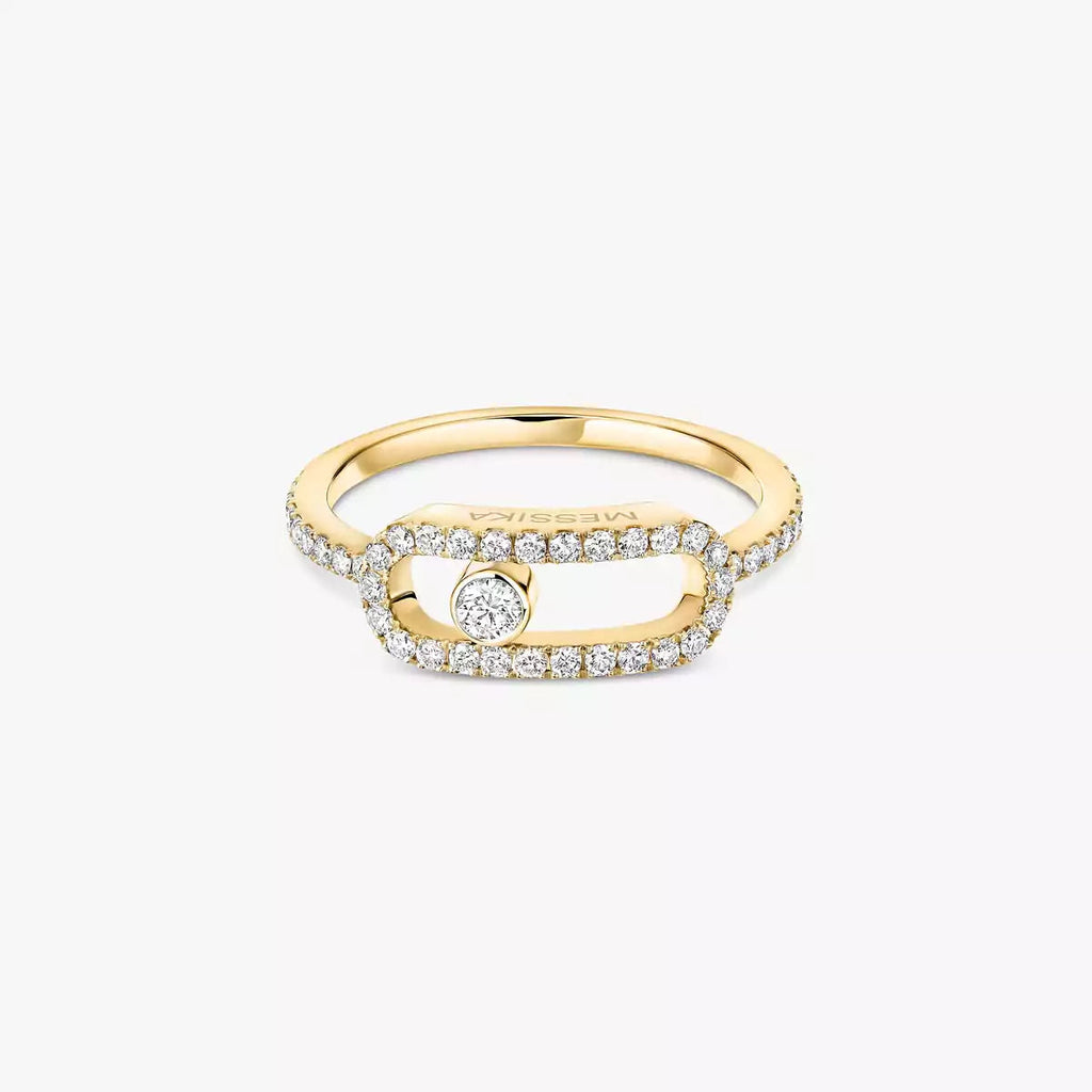 [Twinkle ]Move Uno Diamond Ring in Gold