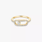 [Twinkle ]Move Uno Diamond Ring in Gold