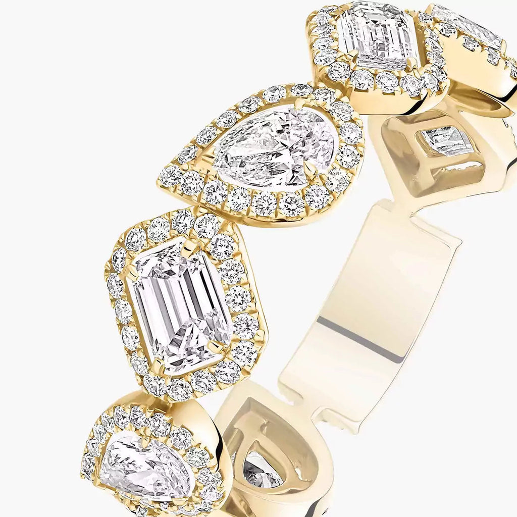 [Twinkle ]Diamond Wedding Ring My Twin