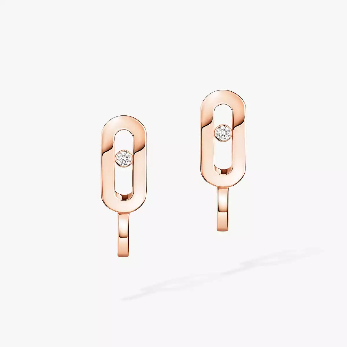 [Twinkle ]Diamond Mini Hoop Earrings Move Classique