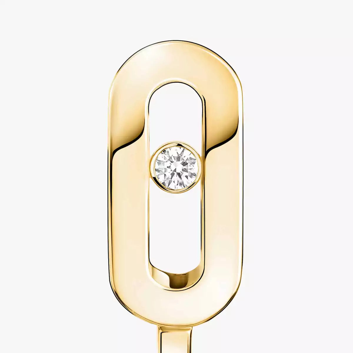 [Twinkle ]Diamond Mini Hoop Earrings Move Classique