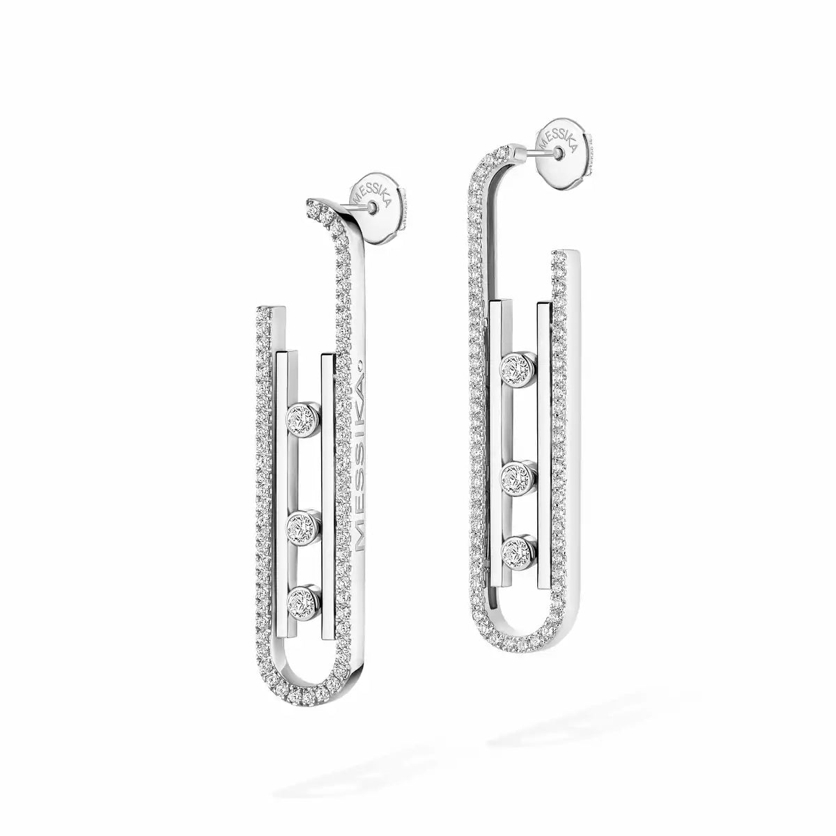 [Twinkle ]Diamond Pendant Earrings Move 10Th