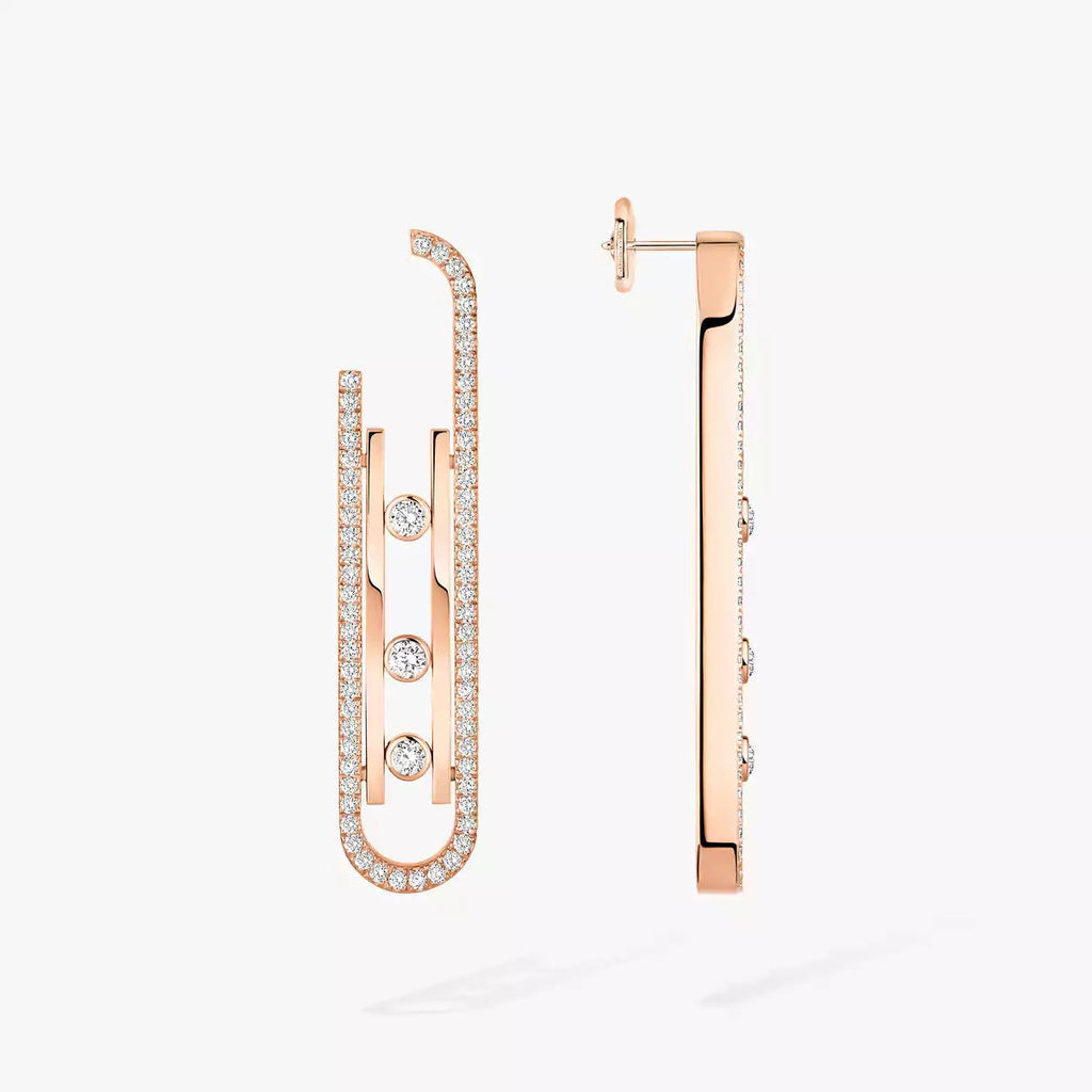 [Twinkle ]Diamond Pendant Earrings Move 10Th