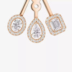 [Twinkle ] My Twin Trio  Diamond Earrings