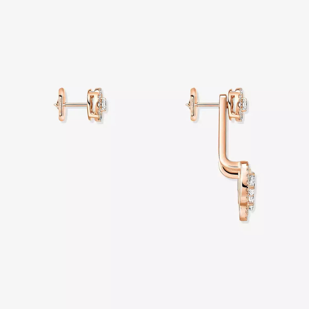 [Twinkle ] My Twin Trio  Diamond Earrings