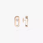 [Twinkle ]Move Uno Diamond Stud Earrings