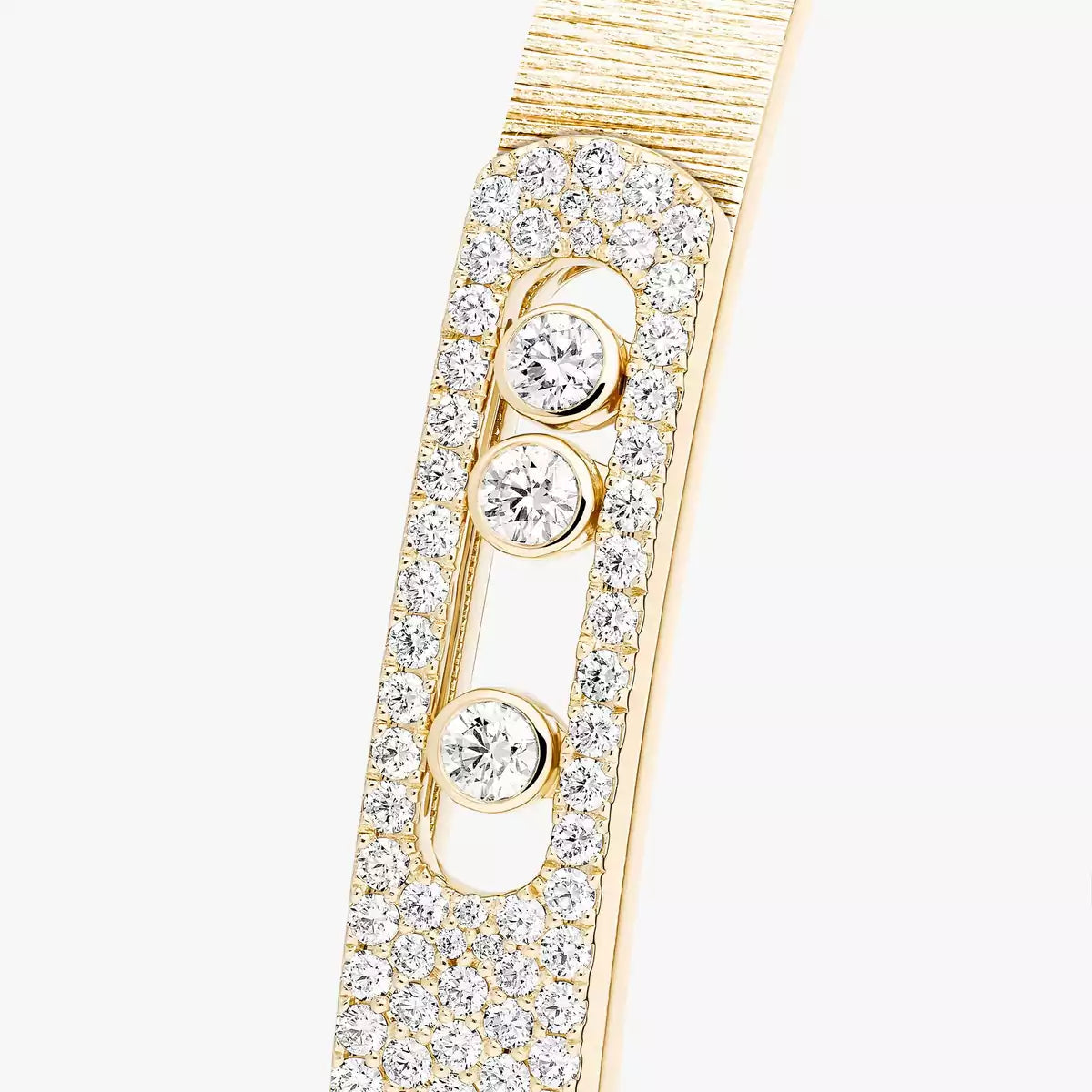 [Twinkle ]Move Noa Ciselé half pavé bangle