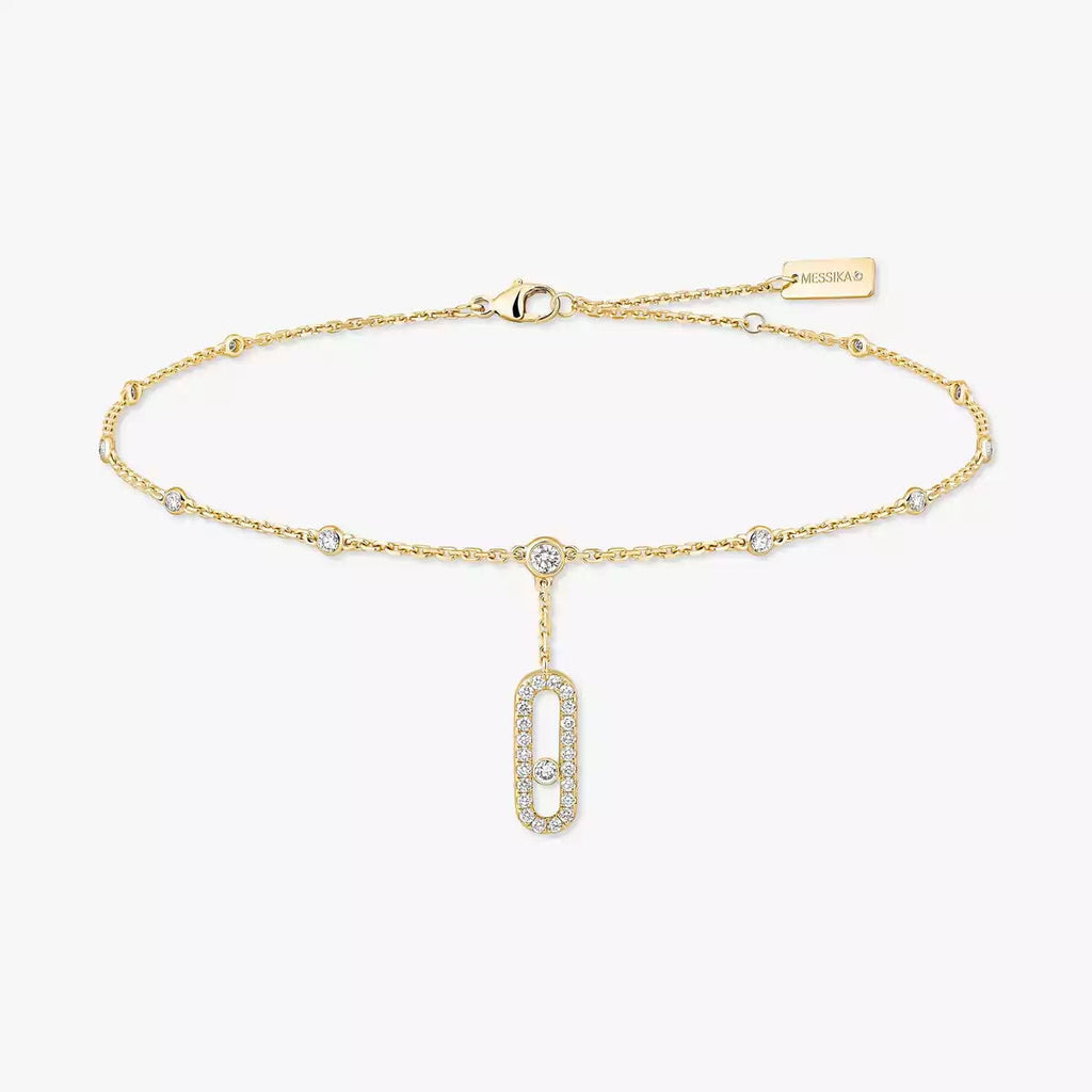 [Twinkle ] Move Uno pavé ankle bracelet