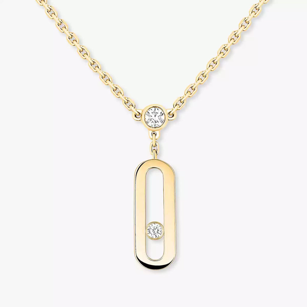 [Twinkle ] Move Uno Diamond Necklace