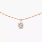 [Twinkle ]My Twin Diamond Necklace in Silver