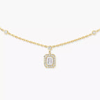 [Twinkle ]My Twin Diamond Necklace in Silver