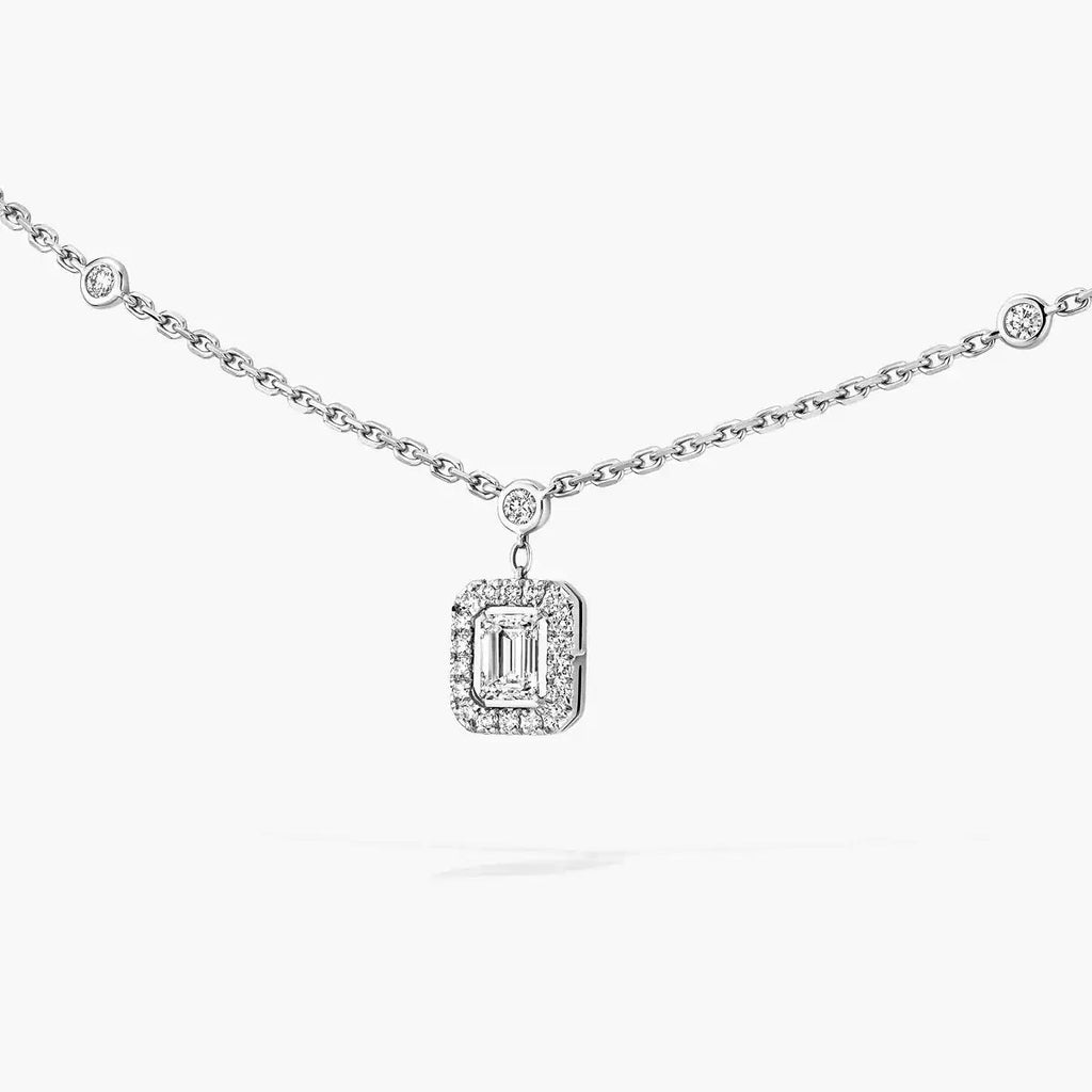 [Twinkle ]My Twin Diamond Necklace in Silver