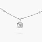 [Twinkle ]My Twin Diamond Necklace in Silver