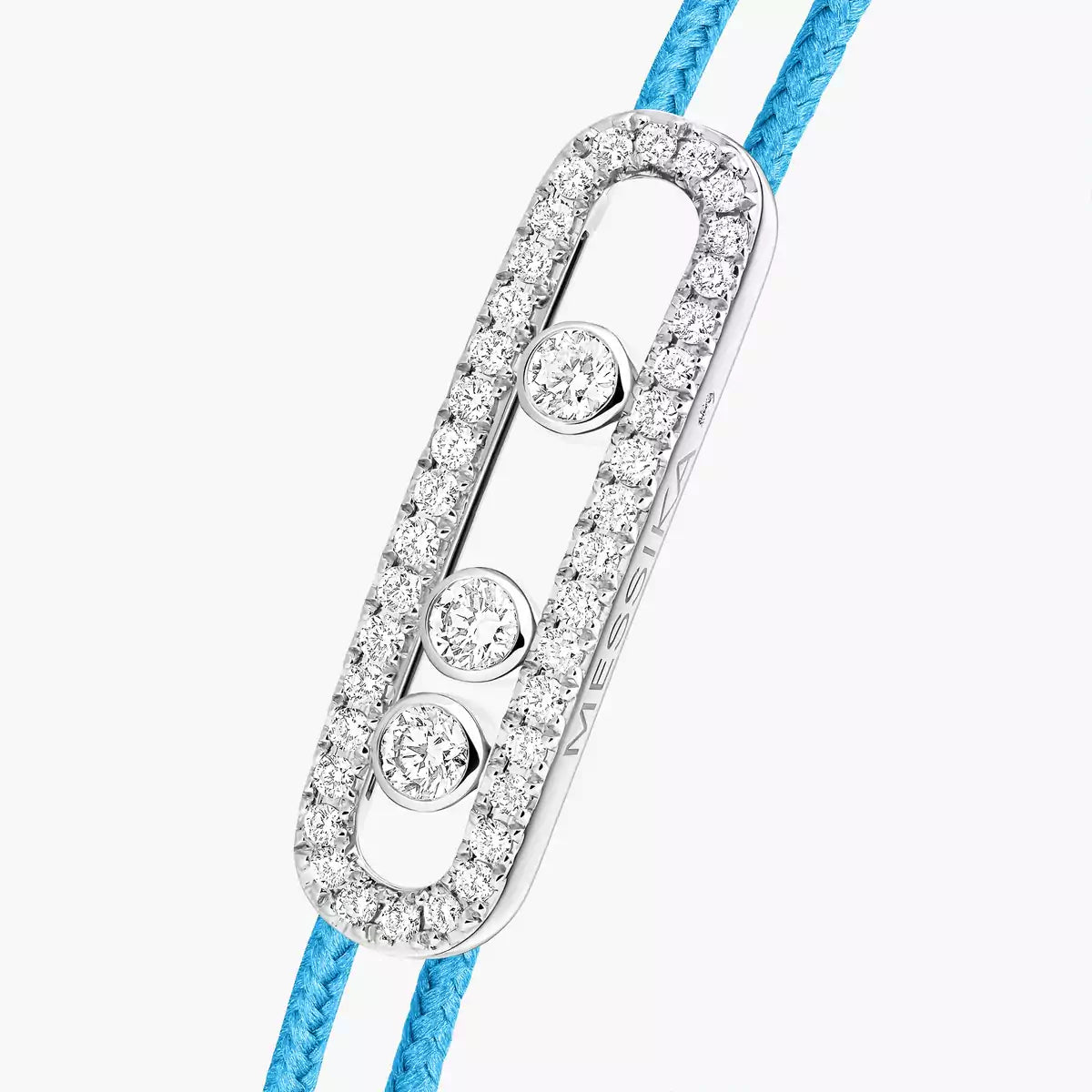 [Twinkle ]MK Care(s) pink cord pavé bracelet