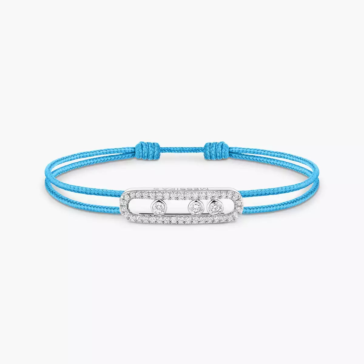 [Twinkle ]MK Care(s) pink cord pavé bracelet