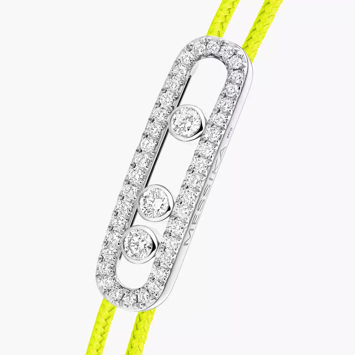 [Twinkle ]MK Care(s) pink cord pavé bracelet