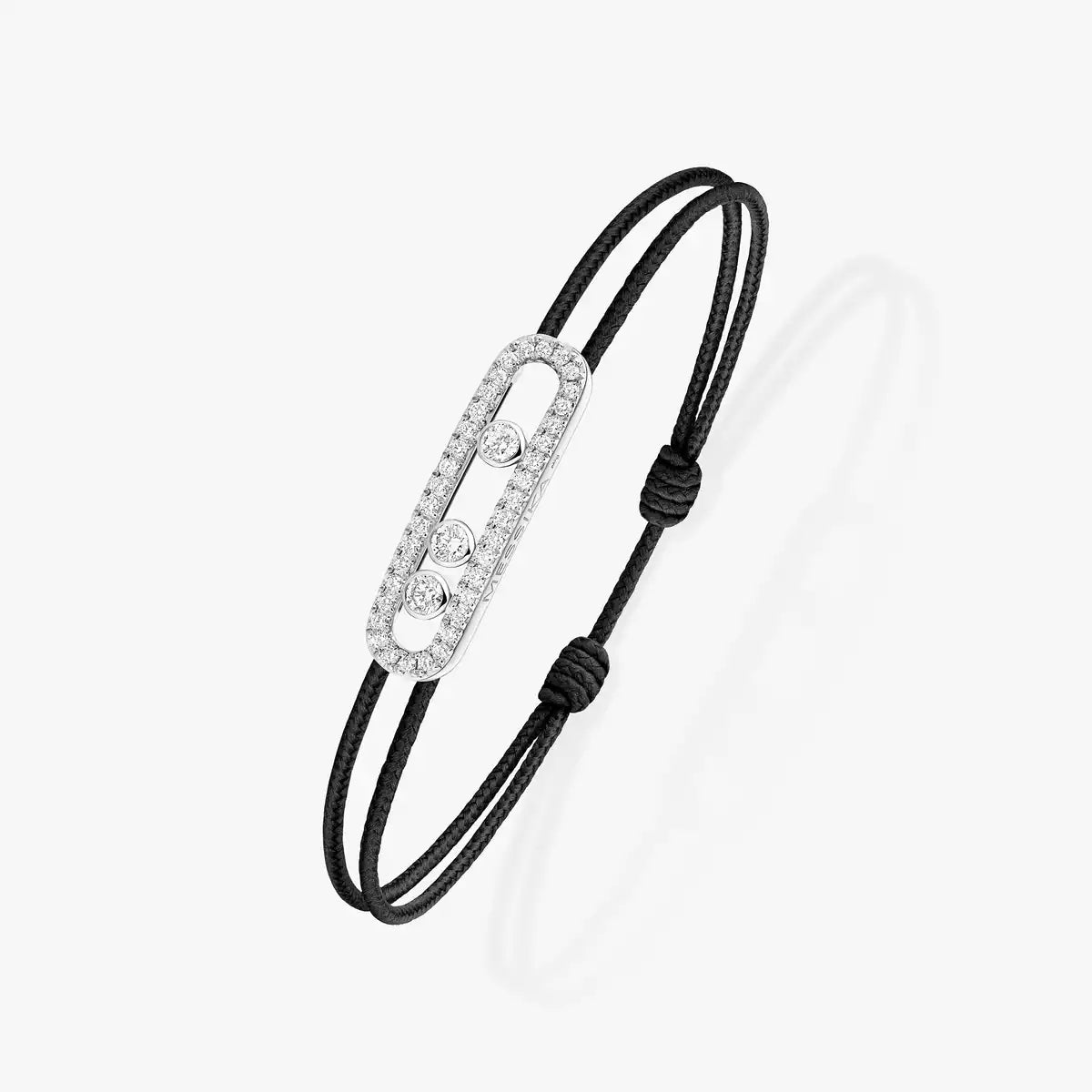[Twinkle ]MK Care(s) pink cord pavé bracelet